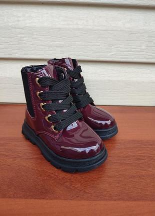 Новые лаковые ботинки george