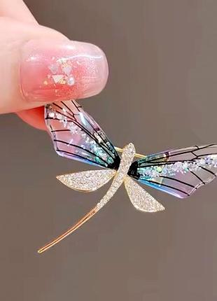 Брошь женская в виде стрекозы брошь-стрекоза