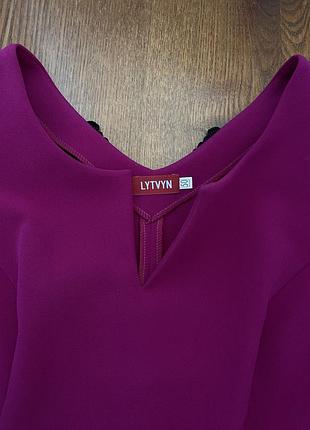 Платье малиновое 6