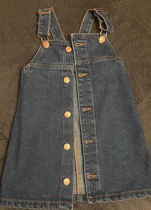 Джинсовий сарафан на дівчинку