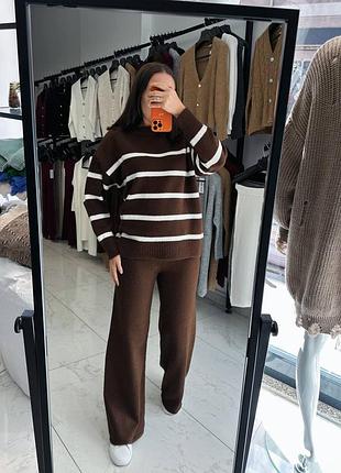 Женский костюм двойка в двух цветах кофта+брюки размер универсальный производитель туречки