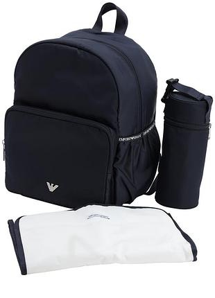 Рюкзак черный текстильный emporio armani