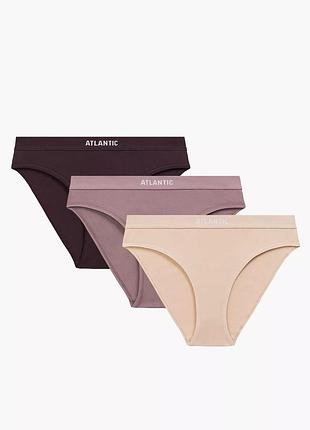 Женские трусики atlantic набор 3 штуки