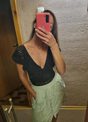 Сетевой черный боди