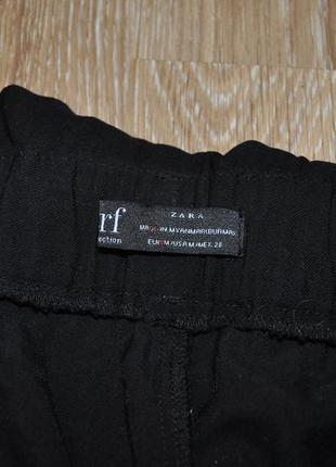 Базовые слаксы брюки свободного кроя на резинке  от zara5 фото
