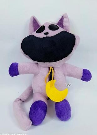 Мягкая игрушка poppy playtime кот дремот catnap улыбающиеся зверьки 20 см