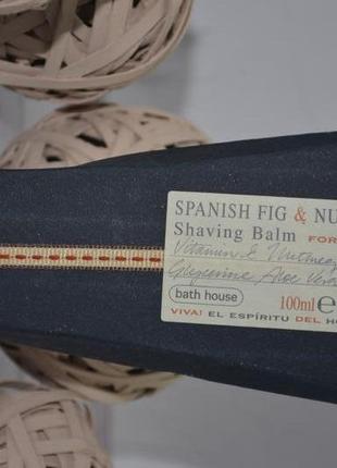 Бальзам для гоління spanish fig & nutmeg shaving balm5 фото