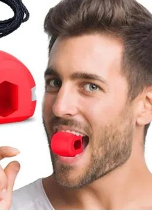 Эспандер для скул и мышц красного цвета