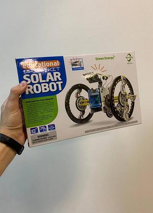 🖍конструктор робот 14 в 1 (educational solar robot kit 14 in