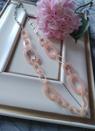 Кольє від benоtti срібний метал рожевий