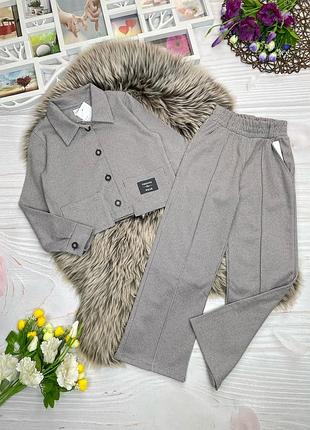 Кашеміровий брючний костюм на дівчинку