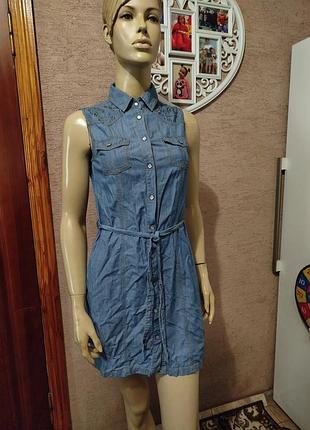 Джинсовий сарафан s-m 6984ю