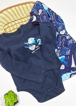 Боди с длинным рукавом 68 86