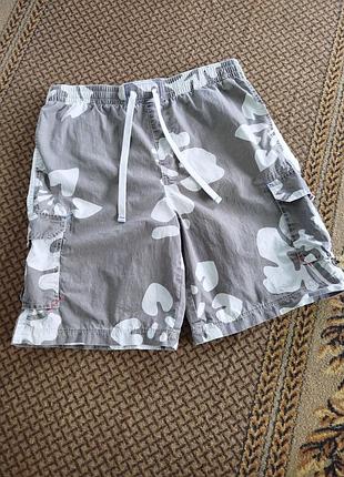 Мужская одежда 🟤 камуфляжные шорты карго 46/48 размер