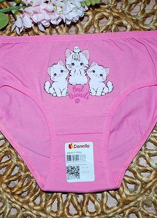 Трусики 8-9 зріст 134-140 донелла donella котики