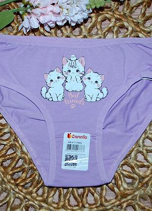 Трусики 8-9 рост 134-140 донелла donella котики