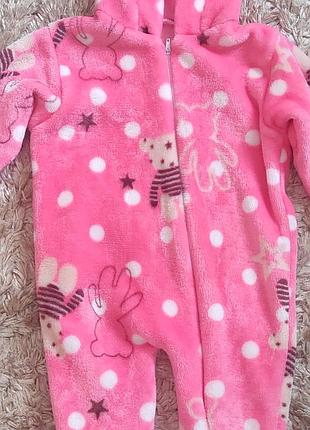 Продам теплий чоловічок для дівчинки, розмір 74, новий