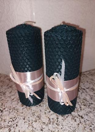 Свечи из цветной вощености, очень ароматные