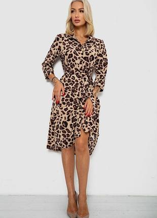 Платье с леопардовым принтом