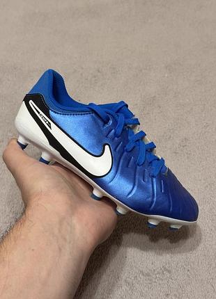 Nike tiempo legend 10 academy fg/mg 33р 20.5-21см бутси футбольні оригінальні