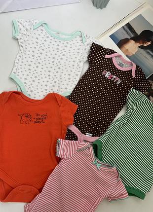 Набор боди с коротким рукавом для девочки 🩷
