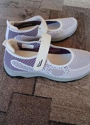 Туфли сеточка р.39/25,5 новые