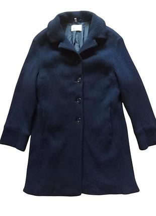 Шерстяное короткое пальто