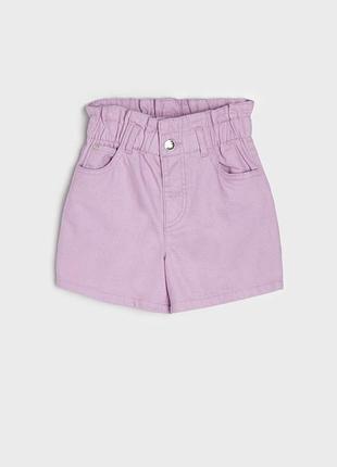Джинсовые шорты sinsay 122 сиреневые для девочки