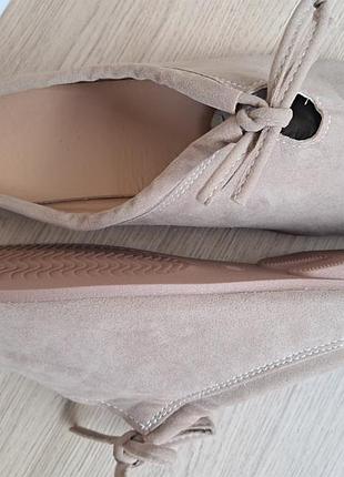 Лёгкие туфли без пяток