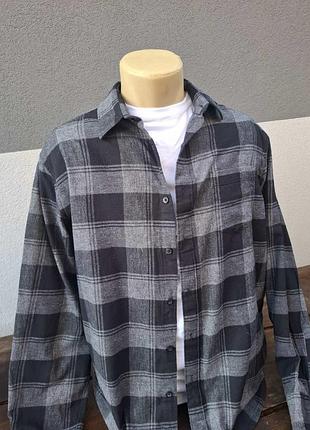 Тепла оверсайз сорочка в клітинку!одяг з сша та канади!