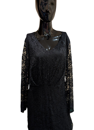 Роскошное кружевное мини платье