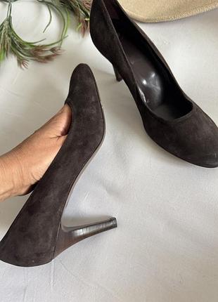 Шкіряні замшеві туфлі