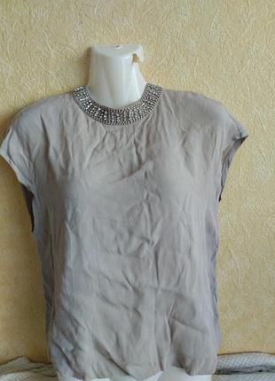 Блузка, вискоза, размер 48