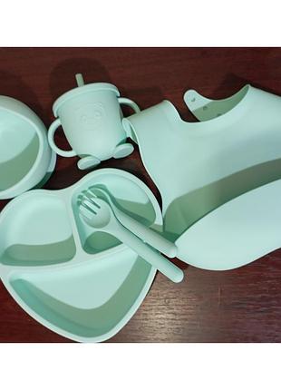 Детская силиконовая посуда