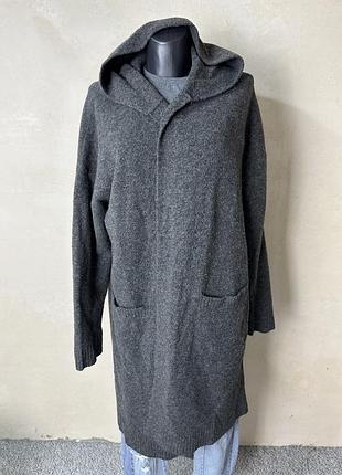 Довгий теплий кардиган