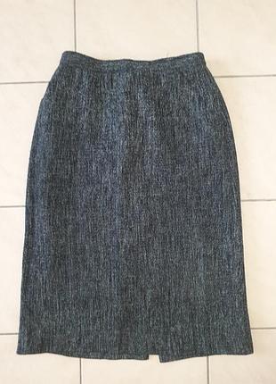 Тёплая юбка миди