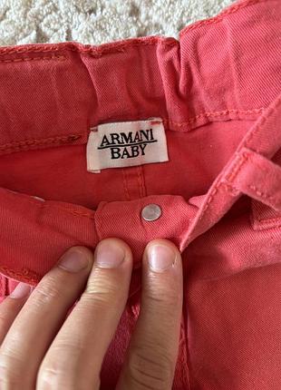 Джинси від armani для дівчинки 92р