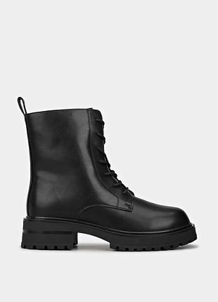 Женские ботинки braska / ботинки черного цвета