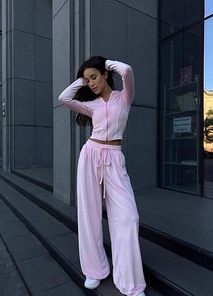 Велюровый костюм 🩷🤎