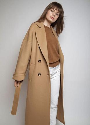 Пальто з 100% італійського кашеміру