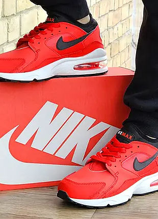 Чоловічі кросівки nike air max 93 шкіряні найк