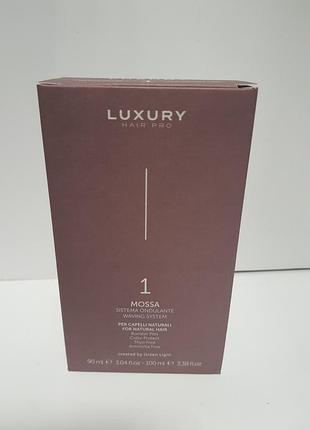 Green light mossa waving system hair №1 - лосьйон для завивки + нейтралізатор для фарбованого волосся 100+90