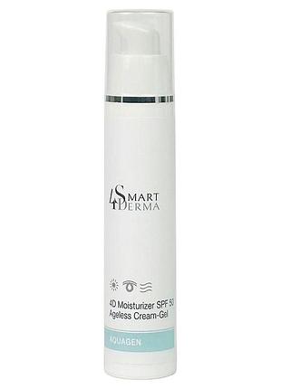 Невесомый крем-гель spf 50 smart4derma 4d moisturizer ageless cream-gel 50мл