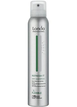 Сухой шампунь londa professional dry shampoo refresh it 180 мл