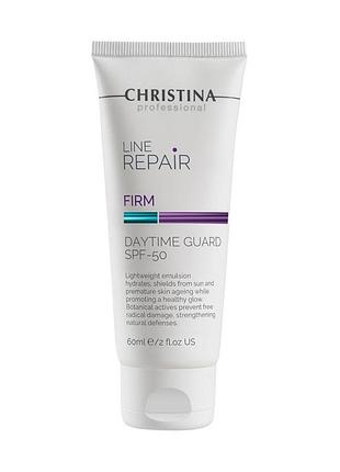 Дневной крем с защитой spf 50 christina line repair firm daytime guard spf 50 60 мл