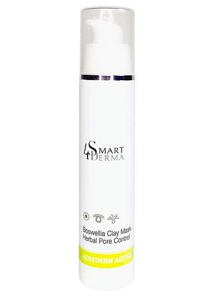 Масло себорегулирующая «босфелия» smart4derma boswellia clay mask herbal pore control 50мл