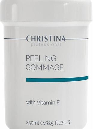 Пилинг-гомаж christina с витамином е для всех типов кожи peeling gommage with vitamin e 250 мл