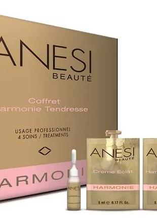 Профессиональный набор для чувствительной кожи anesi harmony kit tendresse 1 процедура