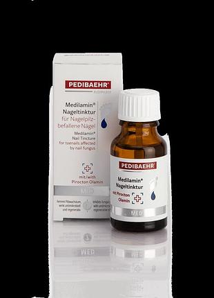 Противогрибкова настоянка для нігтів pedibaehr medilamin® з піроктоноламіном,15мл