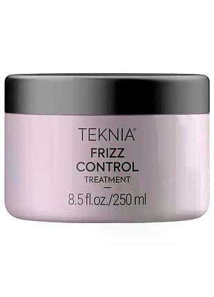 Дисциплинарная маска lakme для непослушных или волнистых волос teknia frizz control treatment 250 мл